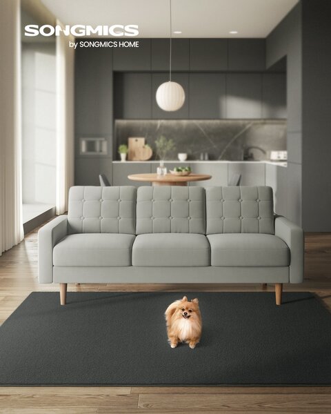 Килим Songmics тъмен сив 230x160x0.1 см