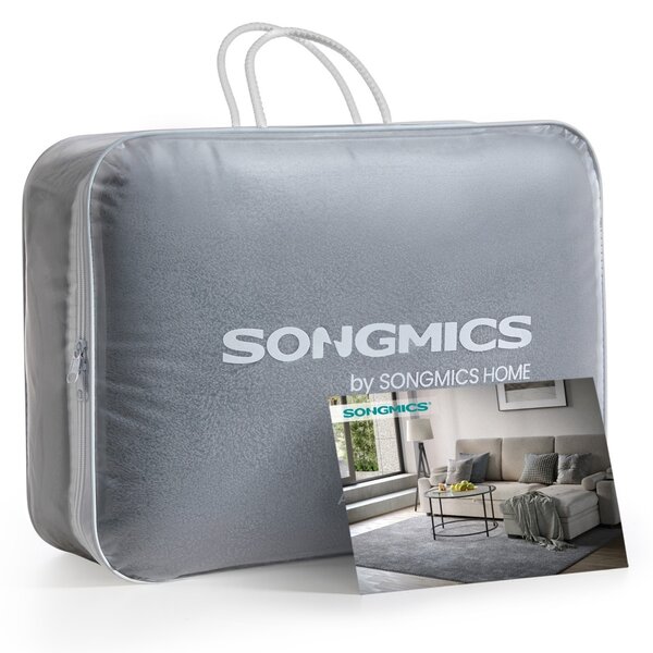 Килим Songmics сив 170x120x0.1 см