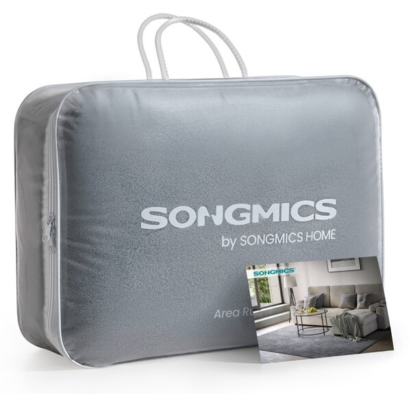 Килим Songmics сив 290x200x0.1 см