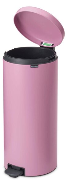 Кош за боклук с педал Brabantia NewIcon 1010443, 30 л, Плавно затваряне, Противоплъзгаща основа, Розов