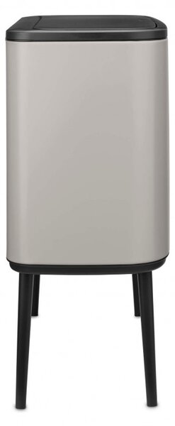 Кош за боклук Brabantia Bo Touch 1010454, 3x11 л, Плавно и безшумно отваряне, Голям отвор, Сив