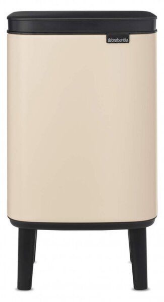 Кош за боклук Brabantia Bo Small Hi 1010460, 4 л, Плавно и безшумно отваряне, Противоплъзгаща основа, Бежов