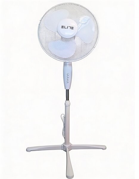 Вентилатор Elite EHSF-0362-2, 45W, 40 см, 3 скорости, Осцилация, Бял