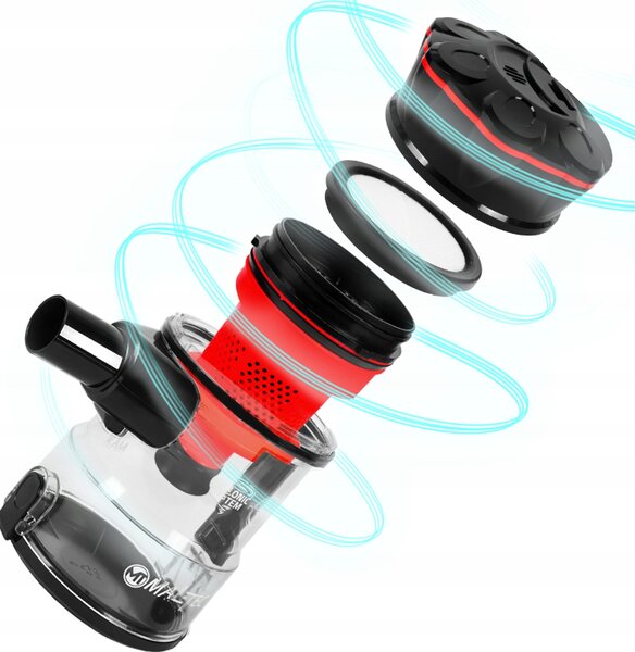 Ръчна прахосмукачка Vertical Turbo Cyclone 5 в 1 600W без торбичка