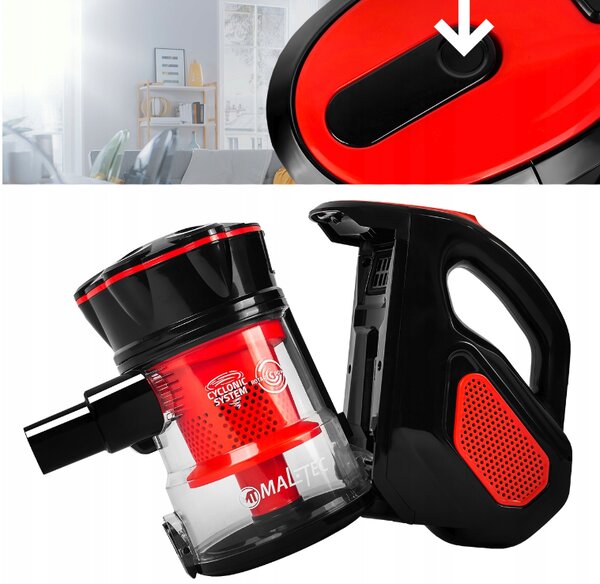 Ръчна прахосмукачка Vertical Turbo Cyclone 5 в 1 600W без торбичка
