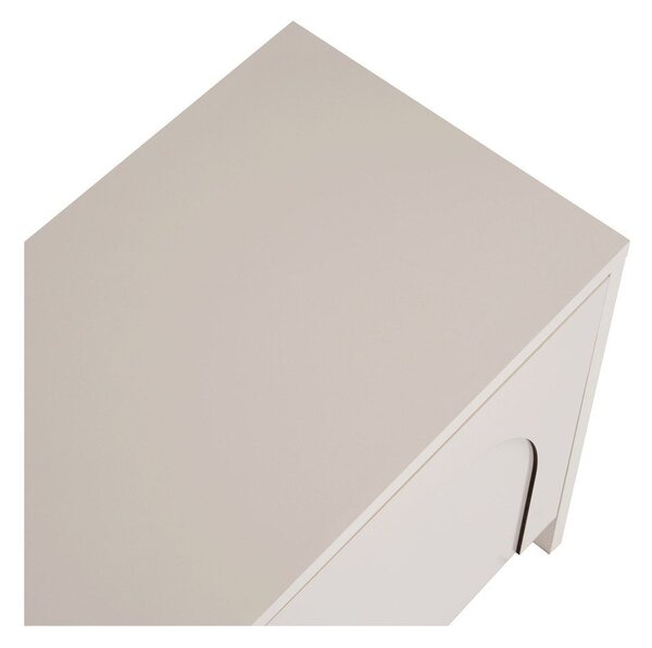 Кремава маса за телевизор 180x45x32 cm Aurelia – Kalune Design