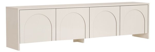 Кремава маса за телевизор 180x45x32 cm Aurelia – Kalune Design