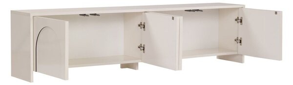 Кремава маса за телевизор 180x45x32 cm Aurelia – Kalune Design