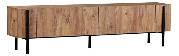 Маса за телевизор от декор от бор в естествен цвят 180x45x30 cm Nexus – Kalune Design