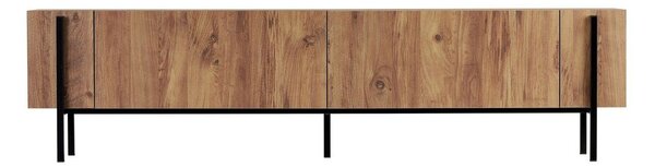 Маса за телевизор от декор от бор в естествен цвят 180x45x30 cm Nexus – Kalune Design