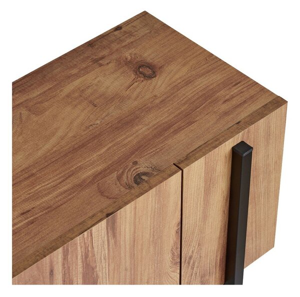 Маса за телевизор от декор от бор в естествен цвят 180x45x30 cm Nexus – Kalune Design