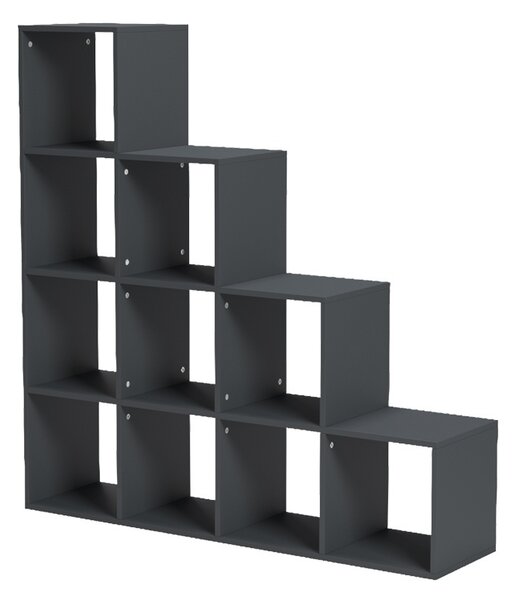 Библиотека, Scala, антрацит, 29x129.5x129.5 см