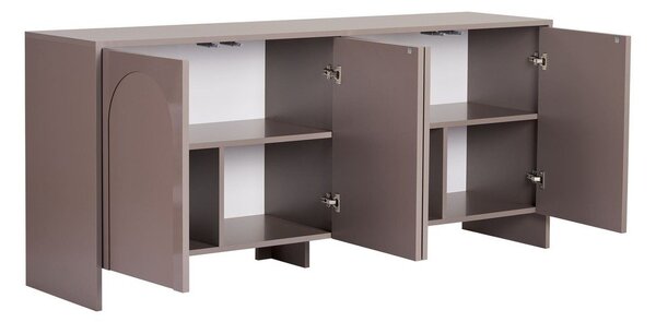 Кафяво-сив скрин 180x80x45 cm Arlen – Kalune Design