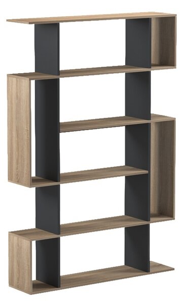 Библиотека, Mito, антрацит, 25x108.5x161 см
