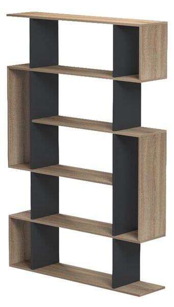 Библиотека, Mito, антрацит, 25x108.5x161 см