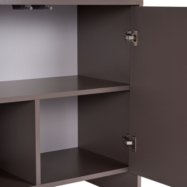 Кафяво-сив скрин 180x80x45 cm Arlen – Kalune Design