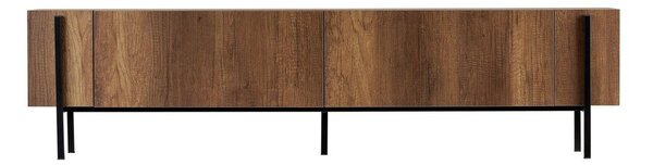 Маса за телевизор от декор от орех в тъмно естествен цвят 180x45x30 cm Nexus – Kalune Design