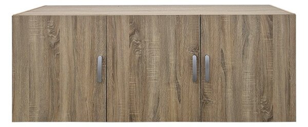 Гардероб с 3 врати, Alvia, дъб, 51x150x60 см