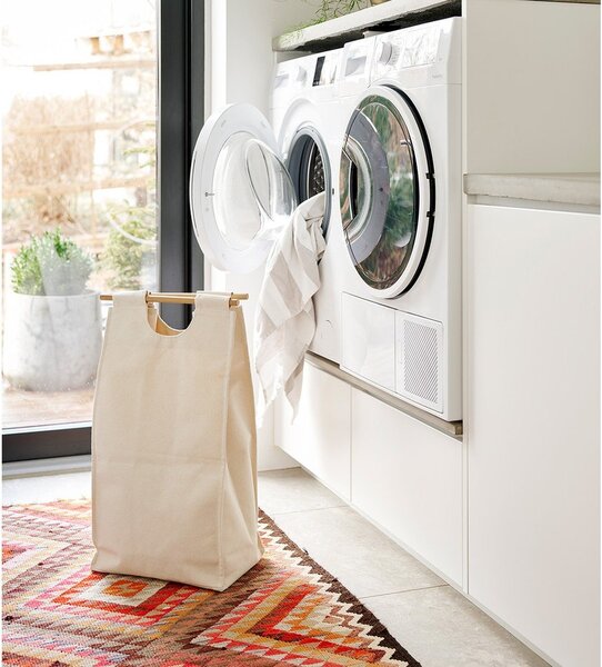 Светлосив стенен кош за пране Laundry Box – ReCollector