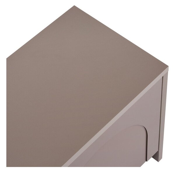 Кафяво-сива маса за телевизор 180x45x32 cm Aurelia – Kalune Design
