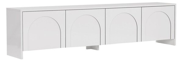 Бяла маса за телевизор 180x45x32 cm Aurelia – Kalune Design