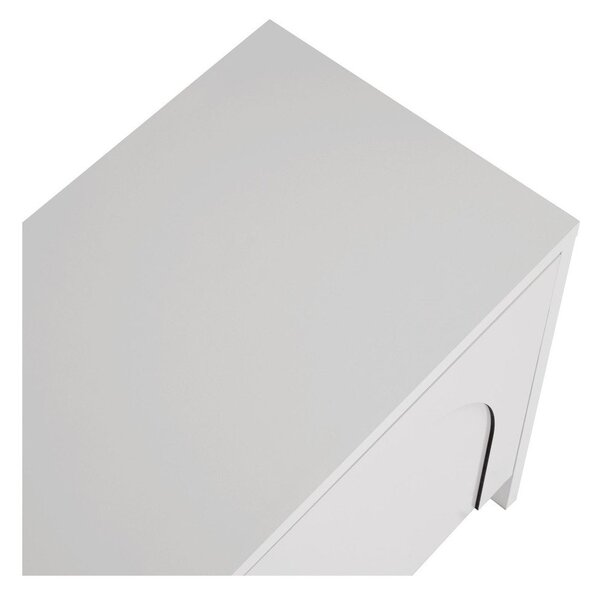 Бяла маса за телевизор 180x45x32 cm Aurelia – Kalune Design