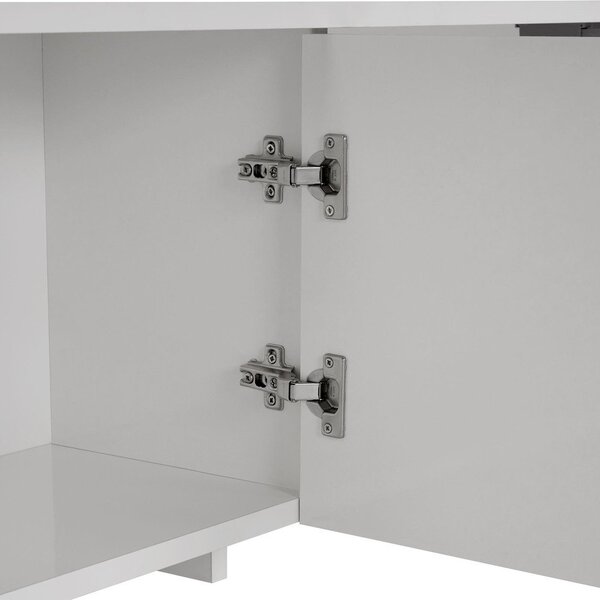 Бяла маса за телевизор 180x45x32 cm Aurelia – Kalune Design