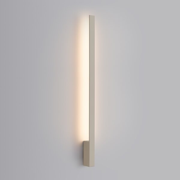 LED стенна лампа 3000K, Lahti 90, бежов, 4x6.5x90 см