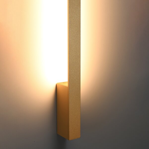 LED стенна лампа 3000K, Lahti, златист, 4x6.5x50 см