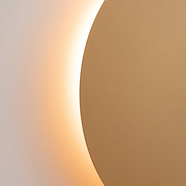 LED стенна лампа 3000K, Borgen, златист, 30x30x3.5 см