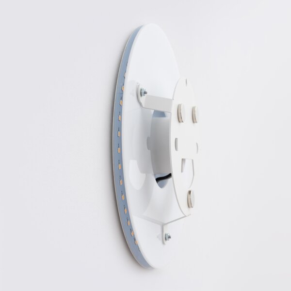 LED стенна лампа 3000K, Borgen, червен, 30x30x3.5 см