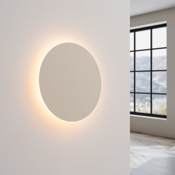 LED стенна лампа 3000K, Borgen, бежов, 30x30x3.5 см