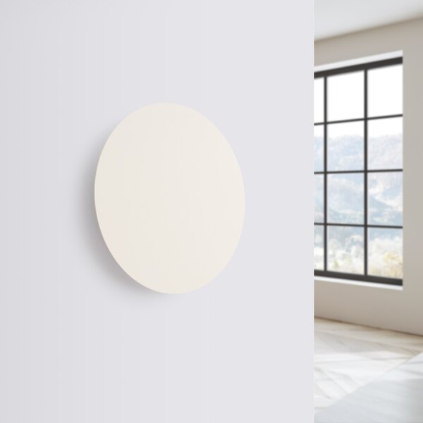 LED стенна лампа 3000K, Borgen, бежов, 30x30x3.5 см