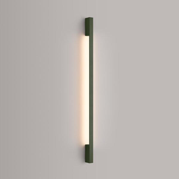 LED стенна лампа 3000K, Sappo 120, маслинено зелен, 4x6.5x120 см