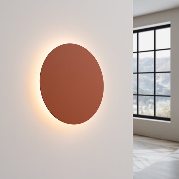LED стенна лампа 3000K, Borgen, червен, 30x30x3.5 см