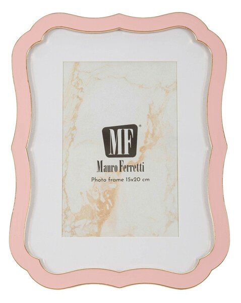 Светлорозова метално стояща рамка 17x22 cm Margot – Mauro Ferretti