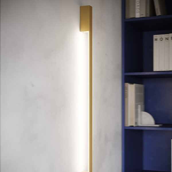 LED стенна лампа 4000K, Sappo, златист, 4x6.5x120 см
