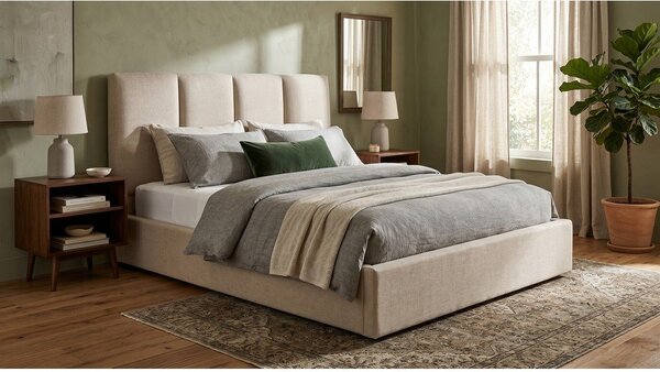 Бежово двойно легло , 160 x 200 cm Juniper - Mazzini Beds