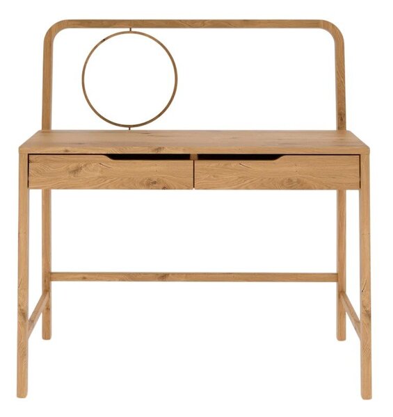 Тоалетка от масивен дъб 57x110 cm Twig – The Beds