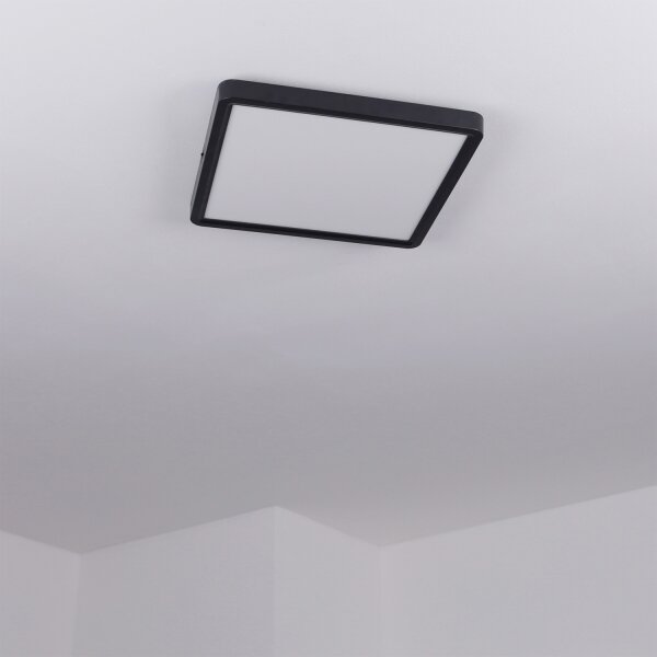 Brilagi - LED таванно осветително тяло ESTELA SQUARE LED/24W/230V 31x31 см черно