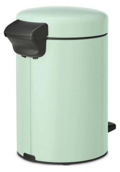 Кош за боклук с педал Brabantia NewIcon 1008835, 3 л, Плавно затваряне, Противоплъзгаща основа, Светлозелен