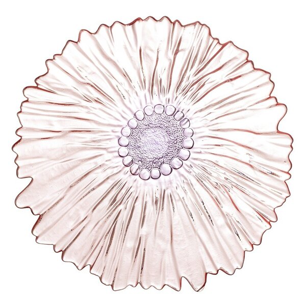 Светлорозова стъклена купа ø 31 cm Mariko – Bloomingville