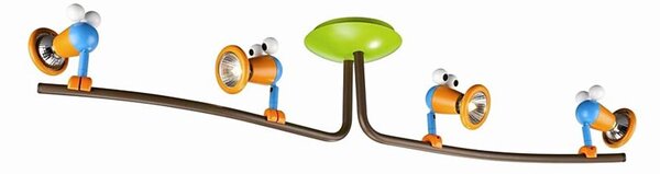 Philips Massive 56314/55/10 - Прожектор, луна BIRDEY 4xGU10/50W