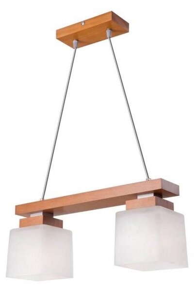 Полилей на верижка KUBUS 2xE27/60W/230V