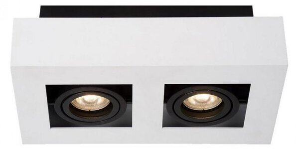 ITALUX IT8001S2-WH/BK - Лампа CASEMIRO 2xGU10/50W/230V