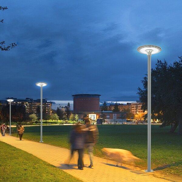 Brilagi - LED външна улична лампа URBANSPARK LED/120W/230V сива IP65