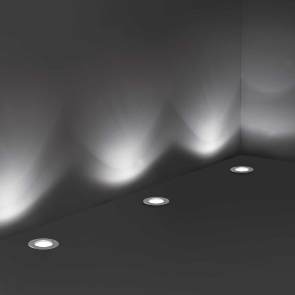 Ideal Lux - Екстериорна лампа за алея PARK 1xGU10/20W/230V IP65 хром