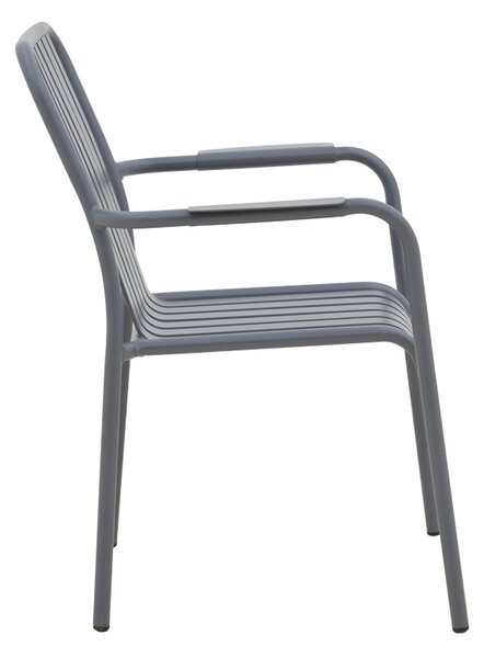 Set 7 bucati masa si scaune gradina, Heven Vista, Antracit, 80x150x72 cm
