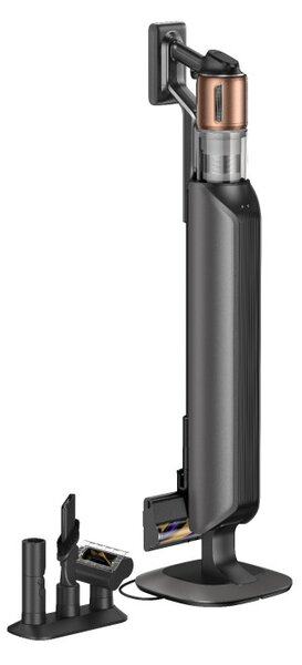 Вертикална прахосмукачка Dreame Z20 Station VZV25A, 715W, 250AW, 140000 об/мин, 3 степени, Станция със самоизпразване 3 л, 90 мин, HEPA H14, LED, Безчетков мотор, Черен