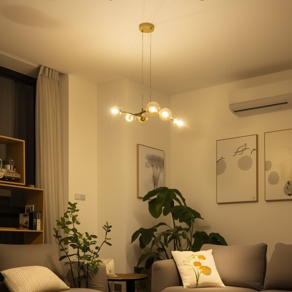 Brilagi - LED Пендел MISTEL 6xG9/3W/230V златист